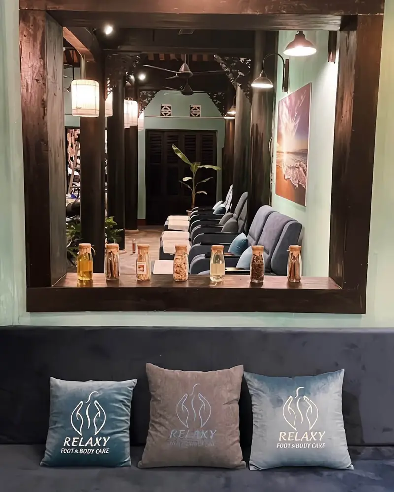 Our foot massage lounge